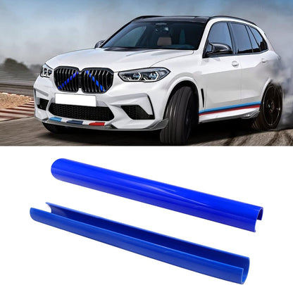 Mavlaro V-Brace Cover Grillstreifen 2 Stück für BMW X3 X4 X5 X6 X7 F25 G01 G05 G07