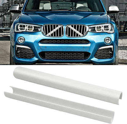 Mavlaro V-Brace Cover Grillstreifen 2 Stück für BMW X3 X4 X5 X6 X7 F25 G01 G05 G07