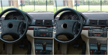 Mavlaro Echtcarbon Innenraum-Zierleisten Set 11-teilig für BMW 3er E46 1998-2006