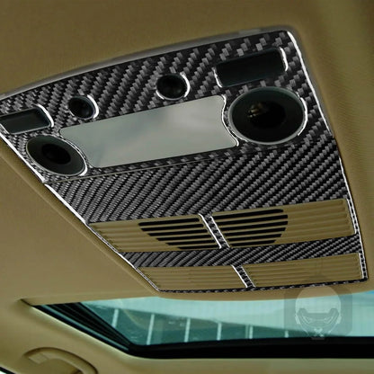 Mavlaro Echtcarbon Fond-Dachleuchten- & Lautsprecherblende für BMW 5er E60 2004-2010