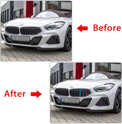 Mavlaro M-Farben Nieren-Zierstreifen für BMW Z4 G29 2019+ 13 Streben