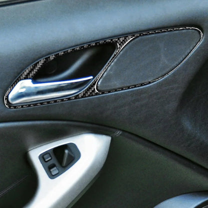 Mavlaro Echtcarbon Innentürgriff- & Hupenrahmen-Blenden für BMW 3er E46 1998-2005