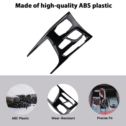 Mavlaro Schaltpanel-Blende Carbon-Look ABS für BMW 5er G30/G31 2017-2023