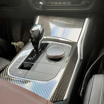 Mavlaro Dry-Carbon Mittelkonsole & Armaturenbrett Set 8-teilig für BMW 3er G20 2020-2021