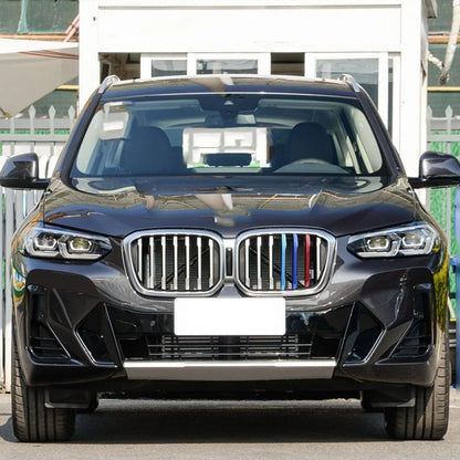 Mavlaro M-Farben Nieren-Zierstreifen für BMW X3 G01 & X4 G02 2022-2023 7 Streben