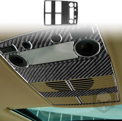 Mavlaro Echtcarbon Fond-Dachleuchten- & Lautsprecherblende für BMW 5er E60 2004-2010
