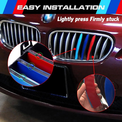 Mavlaro M-Farben Nieren-Zierstreifen für BMW Z4 E85/E86 2002-2008 9 Streben