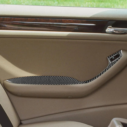 Mavlaro Echtcarbon Fensterheberschalter-Blenden 4-teilig für BMW 3er E46 1998-2005