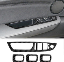 Mavlaro Carbonfaser Fensterheberschalter-Blenden 4-teilig für BMW X5 E70 & X6 E71 2008-2013
