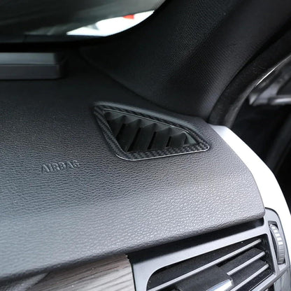 Mavlaro Echtcarbon Armaturenbrett-Lüftungsdüsenblende für BMW X5 F15 & X6 F16 2014-2018 Linkslenker