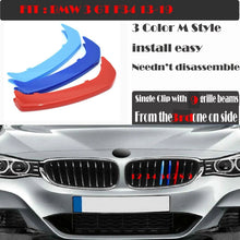 Mavlaro M-Farben Nieren-Zierstreifen für BMW 3er GT F34 M-Sport 2013-2020 9-Streben-Grill