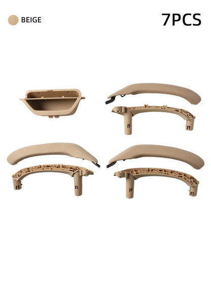 Mavlaro Innentürgriff Ersatzkit 7-teilig aus Echtleder für BMW X3 F25 2011-2018 & X4 F26 2014-2018