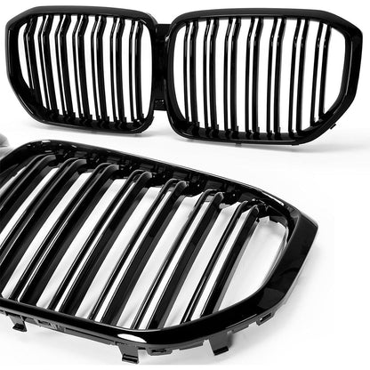 Mavlaro Nieren Kühlergrill Doppelsteg Schwarz für BMW X5 G05 2019-2023