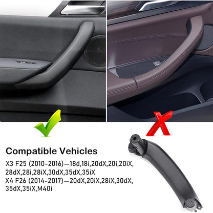 Mavlaro Innentürgriff Ersatzteil einzeln für BMW X3 F25 2011-2018 & X4 F26 2014-2017
