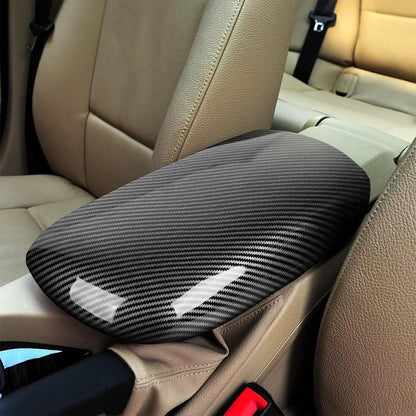 Mavlaro Carbon-Optik Mittelarmlehnen-Abdeckung für BMW X1 E84 LHD