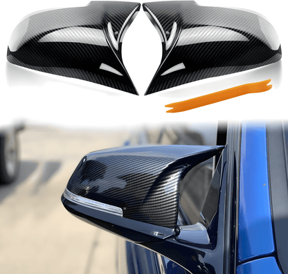 Mavlaro Spiegelkappen Ersatzpaar für BMW F20/F21 F22/F23 F30/F31 F32/F33/F36 F87 E84 2009-2021