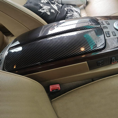 Mavlaro Mittelarmlehnen-Abdeckung in Carbon-Optik für BMW 7er E65/E66