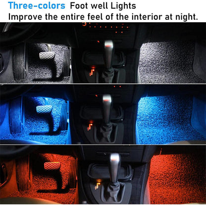 Mavlaro LED Fußraum Ambient Light 2 Stück für BMW F20/F22/F30/F32/F10/F01/X3/X4