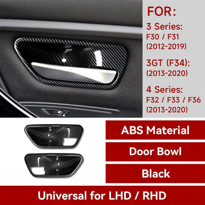 Mavlaro Türgriffmulden-Blenden in Carbon-Optik für BMW 3er/4er F30-F36 & M3/M4