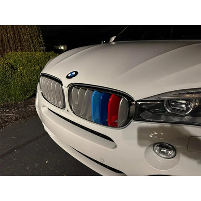 Mavlaro M-Farben Nieren-Zierstreifen für BMW X5 F15 2014-2018 & X6 F16 2015-2016