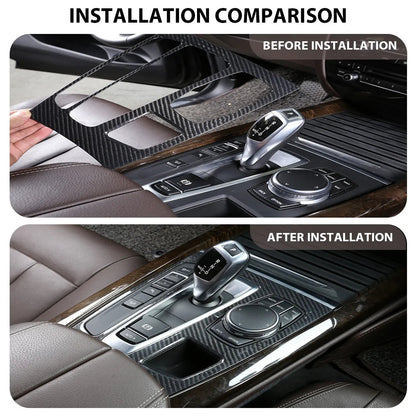 Mavlaro Echtcarbon Schaltkulissen-Blenden Kit für BMW X5 F15 & X6 F16 2014-2018