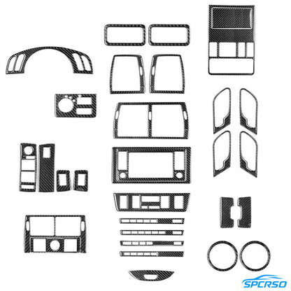 Mavlaro Real Carbon Fiber Full Interior Trim Cover Kit for BMW X5 E53 (2000–2006), OEM Fit, Multi-Piece Set