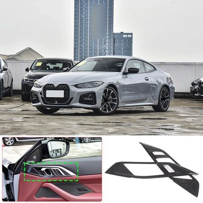 Mavlaro Echtcarbon Innentürgriff-Rahmenblenden für BMW 4er G22/G23/G26 ab 2022