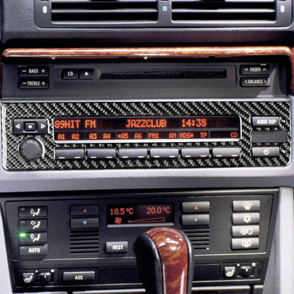 Mavlaro Echtcarbon CD-/Radio-Rahmen für BMW 5er E39 & M5 1998-2003