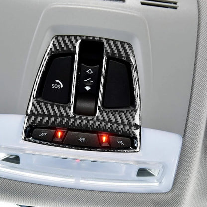 Mavlaro Echtcarbon Dachleseleuchten-Blenden 2-teilig für BMW X5 F15/F85 & X6 F16/F86