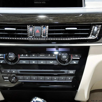 Mavlaro Echtcarbon mittlere Lüftungsdüsen-Blenden 2-teilig für BMW X5 F15/F85 & X6 F16/F86
