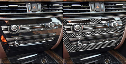 Mavlaro Echtcarbon Klima- & CD-Bedienteil Blende für BMW X5 F15/F85 & X6 F16/F86