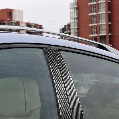 Mavlaro Echtcarbon B- & C-Säulen Fensterblenden 8-teilig für BMW X6 F16/F86 2015-2019