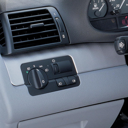 Mavlaro Echtcarbon Fahrer-Armaturenbrett-Blende links für BMW 3er E46 1998-2005