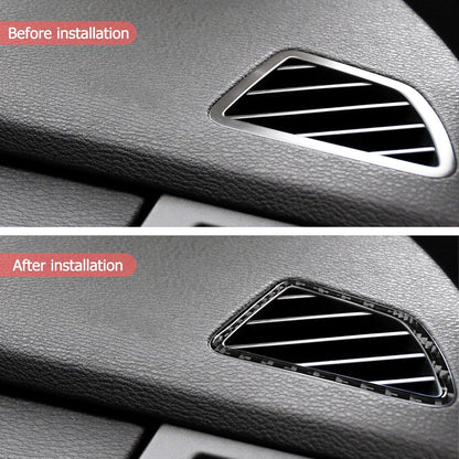 Mavlaro Carbonfaser Armaturenbrett-Lüftungsrahmen 2-teilig für BMW X5 E70 & X6 E71 2008-2013