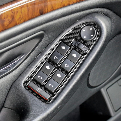 Mavlaro Echtcarbon Fensterheberschalter-Blenden für BMW 5er E39 & M5 1998-2003