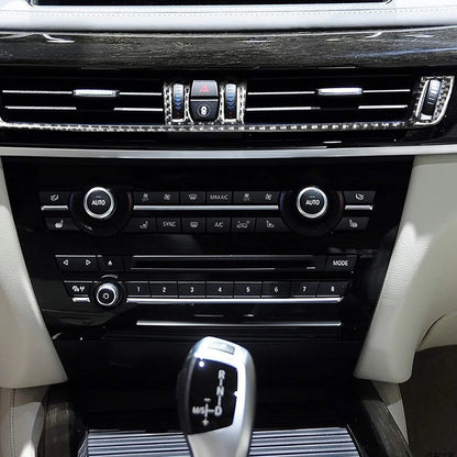Mavlaro Echtcarbon mittlere Lüftungsdüsen-Blenden 2-teilig für BMW X5 F15/F85 & X6 F16/F86