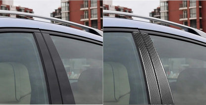 Mavlaro Echtcarbon B- & C-Säulen Fensterblenden 8-teilig für BMW X6 F16/F86 2015-2019