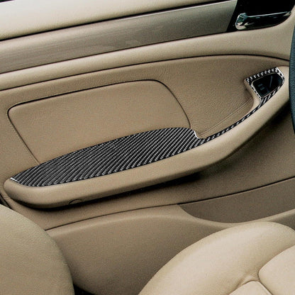 Mavlaro Echtcarbon Fensterheberschalter-Blenden 4-teilig für BMW 3er E46 1998-2005