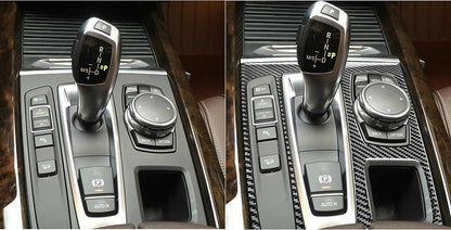 Mavlaro Echtcarbon Schaltkulisse-Blende für BMW X5 F15/F85 2014-2018 & X6 F16/F86 2015-2019
