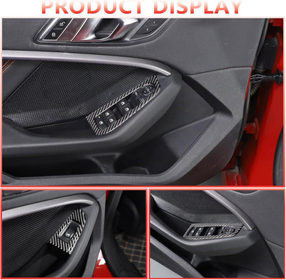 Mavlaro Carbon-Look Fensterheberschalter-Blenden 4-teilig für BMW 2er F44 2020-2023