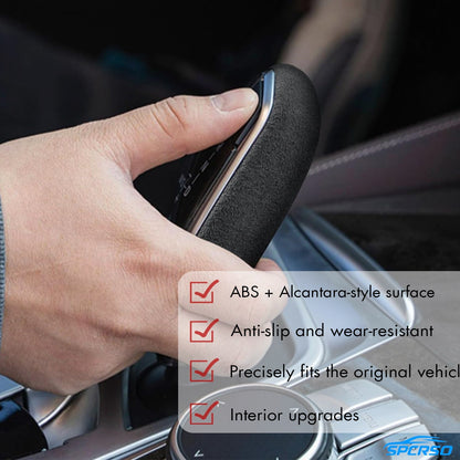 Mavlaro Alcantara-Optik Schaltknauf-Abdeckung für BMW G30/G31/G32/G11/G12/G01/G02 2016-2024
