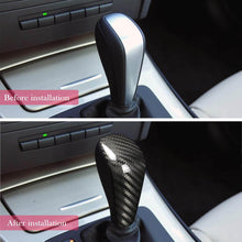 Mavlaro Echtcarbon Schaltknauf-Abdeckung für BMW E81/E82/E87/E88/E90/E91/E84/E89