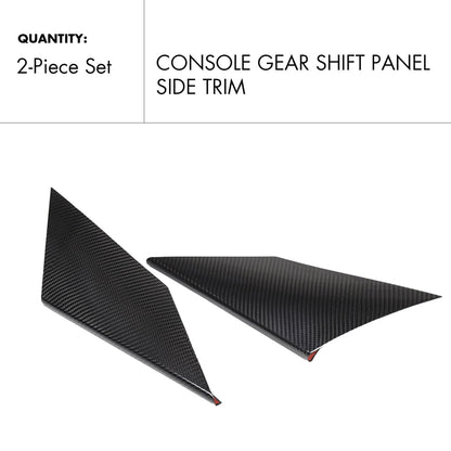 Mavlaro Echtcarbon Schaltpanel-Seitenblenden 2-teilig für BMW 5er G60/i5 ab 2024