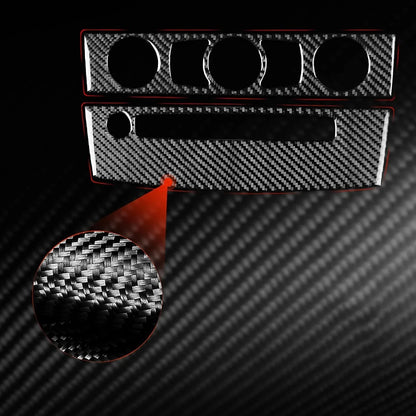 Mavlaro Echtcarbon Klima- & CD-Bedienteil Blende B-Kit für BMW 5er E60 2004-2010