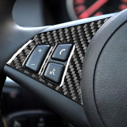 Mavlaro Echtcarbon Lenkradtasten-Rahmen A-Kit für BMW 5er E60 2004-2010