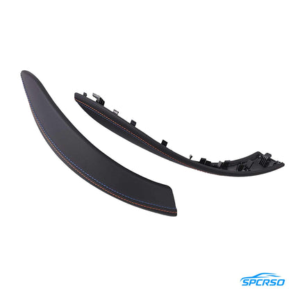 Mavlaro Interior Door Handle Covers – Suitable for BMW 3/4 Series F30-F36 and M3/M4 F80/F82/F83, available in genuine leather and Alcantara materials, compatible with left-hand drive and right-hand drive models.
