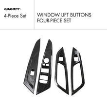 Mavlaro Carbon-Look Fensterheberschalter-Blenden 4-teilig für BMW 4er G22/G23/G26 & i4 2021-2025