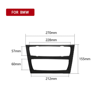 Mavlaro Echtcarbon Mittelkonsole AC/CD Panel Blende für BMW X1 E84 2011-2015