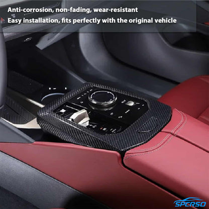 Mavlaro Echtcarbon Schaltpanel-Blende für BMW 5er G60/i5 ab 2024