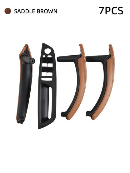 Mavlaro Innentürgriff Ersatzteil 7-teilig aus Echtleder für BMW X5 E70 & X6 E71/E72 2007-2014